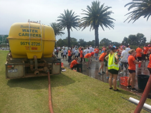 Bullsbrook Water Carriers at festival in Perth city